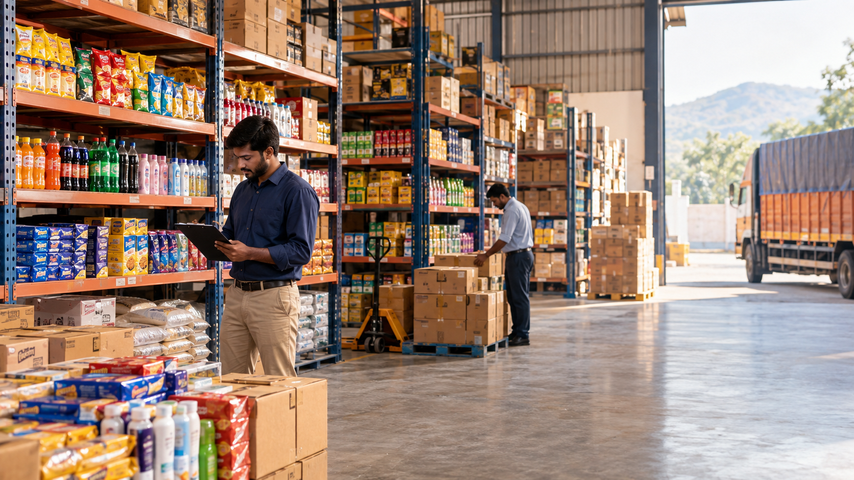 Warehouse interior